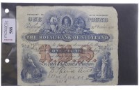 Lot 588 - THE ROYAL BANK OF SCOTLAND £1 ONE POUND NOTE...