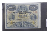 Lot 591 - THE COMMERCIAL BANK OF SCOTLAND LIMITED £1 ONE...