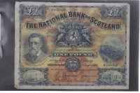 Lot 594 - THE NATIONAL BANK OF SCOTLAND £1 ONE POUND...