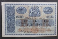 Lot 604 - THE BRITISH LINEN BANK £5 FIVE POUNDS NOTE...