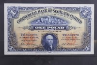 Lot 606 - BANK OF SCOTLAND £1 ONE POUND NOTE DATED 19...