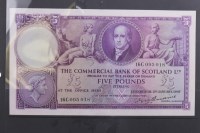 Lot 610 - NINE VARIOUS BRITISH BANKNOTES including THE...
