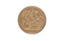 Lot 614 - GOLD HALF SOVEREIGN DATED 1894