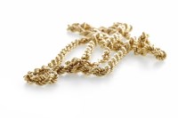 Lot 39 - ROPETWIST CHAIN NECKLACE 6mm wide,...