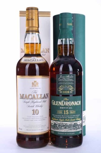 Lot 1345 - GLENDRONACH REVIVAL AGED 15 YEARS Highland...