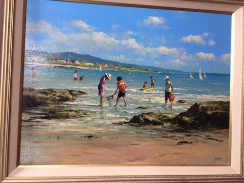 Lot 87 - * ALLAN NELSON, IT'S A CRAB oil on canvas,...