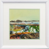 Lot 259 - MAY BYRNE, SHORELINE AND CREELS mixed media on...