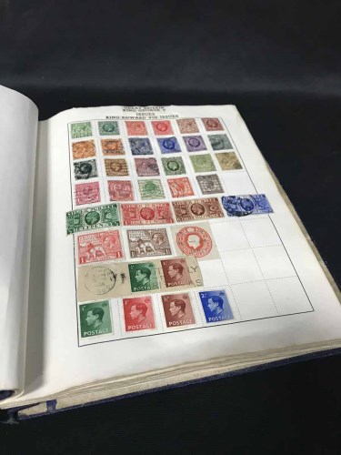 Lot 47 - ALBUM OF U.K. AND WORLD STAMPS