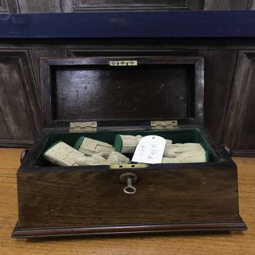 Lot 65 - VICTORIAN ROSEWOOD SARCOPHAGUS TEA CADDY also...