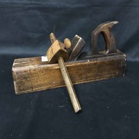 Lot 106 - THREE CARPENTERS JACK PLANES along with a...