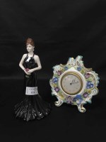 Lot 121 - TWO COALPORT FIGURES, ONE RESIN FIGURE AND A...