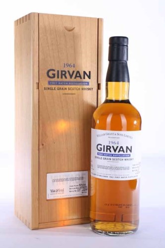 Lot 1399 - GIRVAN 1964 FIRST BATCH DISTILLATION Single...