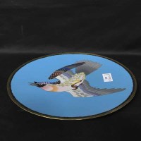 Lot 162 - PAIR OF JAPANESE CIRCULAR PLAQUES together...