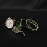 Lot 174 - LOT OF COSTUME JEWELLERY AND WATCHES including...