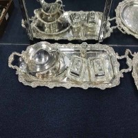 Lot 183 - LOT OF PLATED WARES