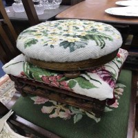 Lot 306 - FOUR FOOTSTOOLS