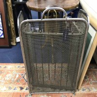 Lot 410 - TWO FIRE GUARDS