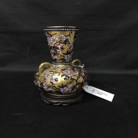 Lot 453 - PAIR OF ROYAL CROWN DERBY STYLE GOURD SHAPED...