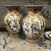 Lot 463 - GROUP OF ASIAN CERAMICS including a pair of vases