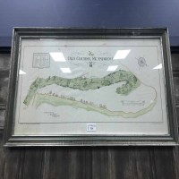 Lot 526 - PRINT OF THE OLD COURSE, ST. ANDREWS, framed...