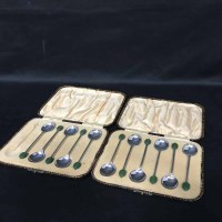 Lot 538 - LOT OF SILVER PLATED CUTLERY including cased...