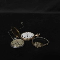 Lot 546 - LOT OF WRISTWATCHES, POCKETWATCHES AND A...