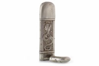 Lot 1016 - 20TH CENTURY CHINESE SILVER SPECTACLE CASE...