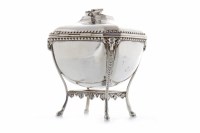 Lot 810 - GEORGE V SILVER CASKET OF SMALL PROPORTIONS...