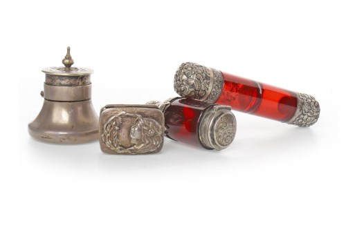 Lot 861 - GEORGE V SILVER PEPPER POT maker's mark rubbed,...
