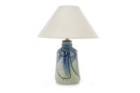 Lot 1240 - MINTON SECESSIONIST POTTERY TABLE LAMP of...