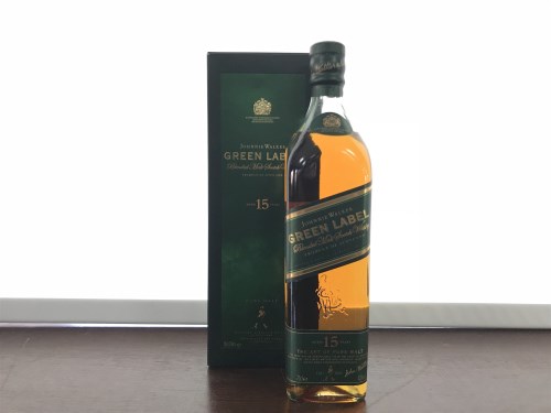 Lot 23 - JOHNNIE WALKER GREEN LABEL AGED 15 YEARS...
