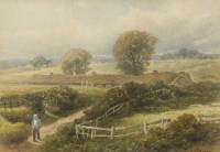 Lot 168 - JAMES PATERSON, THATCHED COTTAGE IN RURAL...