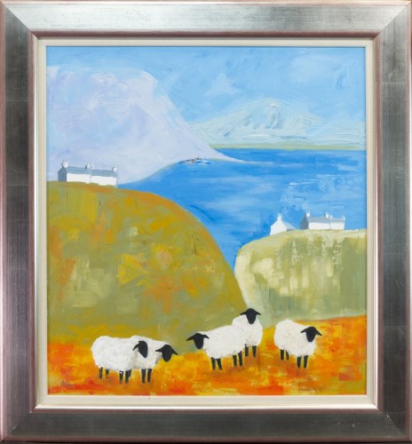 Lot 244 - * ROWENA LAING, PEACEFUL HAVEN oil on panel,...