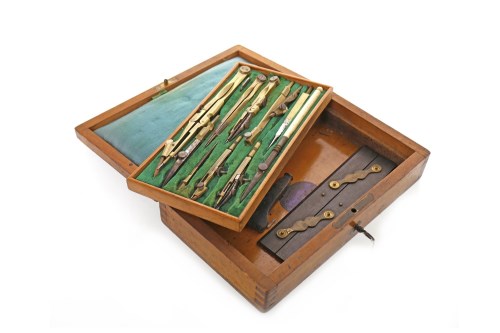 Lot 1445 - SET OF LATE VICTORIAN DRAWING TOOLS BY ALEX...