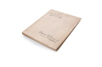 Lot 1614 - WALT DISNEY 'SKETCH BOOK' printed and bound by...
