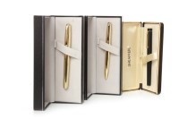 Lot 1630 - SHEAFFER FOUNTAIN PEN fluted, gold plated body,...