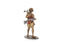 Lot 1644 - IN THE MANNER OF BERGMAN - COLD PAINTED BRONZE...