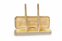 Lot 1689 - GOLD PLATED PEN AND PROPELLING PENCIL SET by...