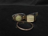 Lot 16 - COLLECTION OF COSTUME WATCHES including a 9ct...
