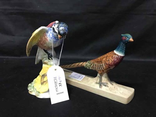 Lot 33 - FOUR BESWICK FIGURES including three birds and...