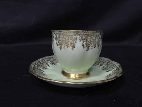 Lot 75 - BELL CHINA PART TEA SERVICE with gilt detail...