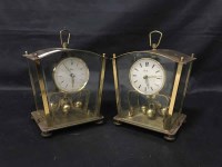 Lot 80 - FIVE ANNIVERSARY CLOCKS along with a...