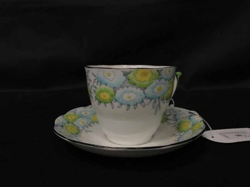 Lot 90 - ROSLYN PART TEA SERVICE decorated with...