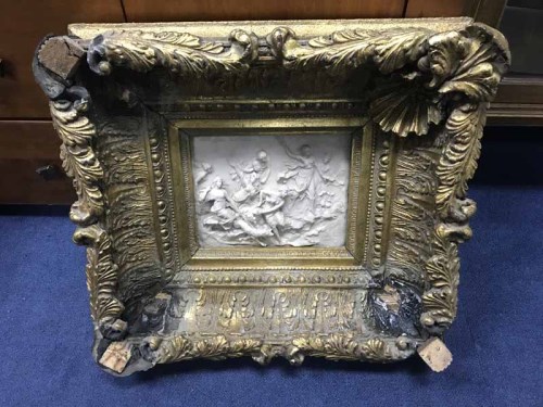 Lot 92 - RELIEF MOULDED PLAQUE of Dianna the Huntress,...