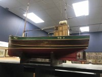 Lot 117 - MODEL BOAT ON A STAND