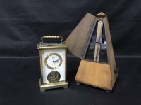Lot 221 - LOT OF COLLECTABLES including a Metronome