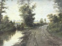 Lot 233 - A MAXWELL, PASTORAL SCENE oil on canvas,...