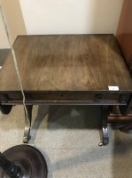 Lot 237 - STANDARD LAMP AND A COFFEE TABLE