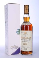 Lot 1592 - MACALLAN 1977 18 YEAR OLD Highland Single Malt...