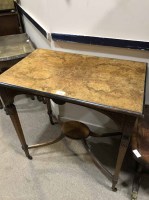 Lot 256 - VICTORIAN WALNUT OCCASIONAL TABLE